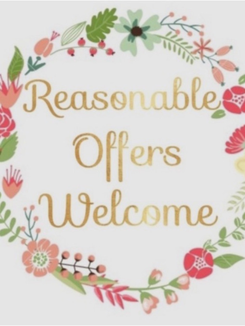 Reasonable Offers Welcome on all listings. Bundle and save!
